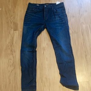 Jack and Jones Blue Slim Fit Jeans - Size 34